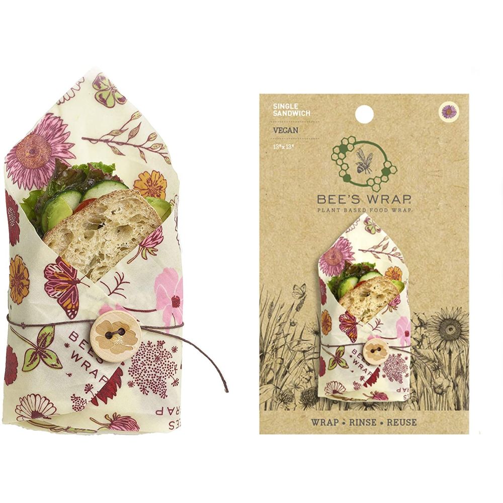 BEES WRAP: Sandwich Wrap Meadow Magi, 6 ea