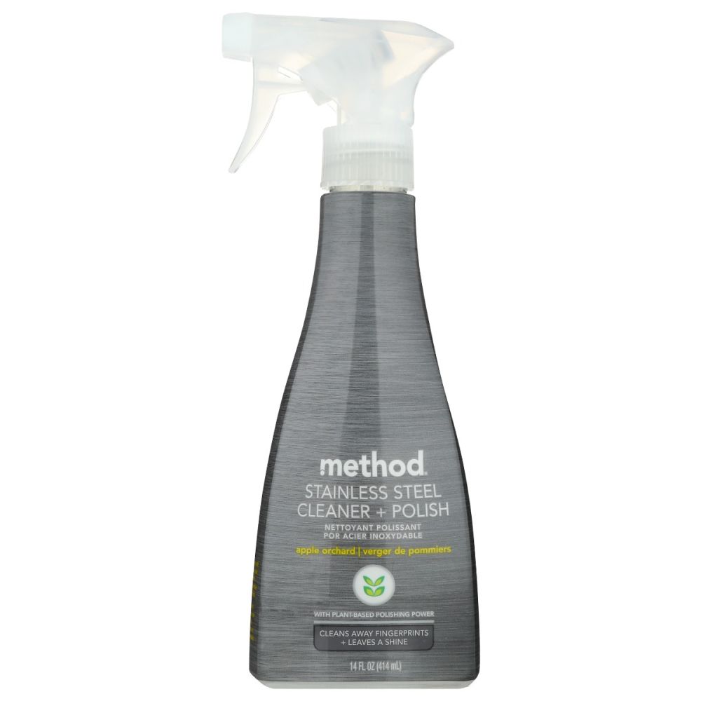 METHOD HOME CARE: Cleaner Stnlessteel N Pol, 14 oz