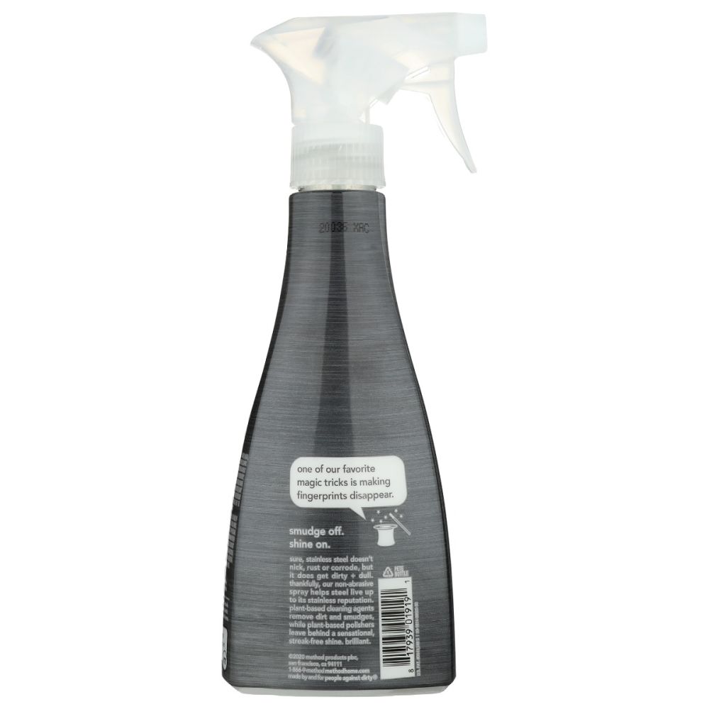 METHOD HOME CARE: Cleaner Stnlessteel N Pol, 14 oz