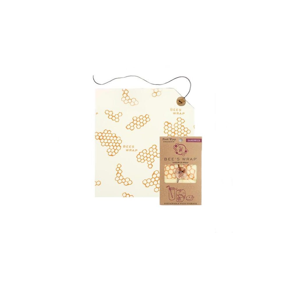 BEES WRAP: Sandwich Wrap Honeycomb, 6 ea